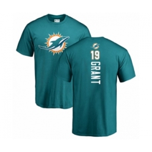 NFL Nike Miami Dolphins #19 Jakeem Grant Aqua Green Backer T-Shirt