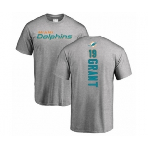 NFL Nike Miami Dolphins #19 Jakeem Grant Ash Backer T-Shirt