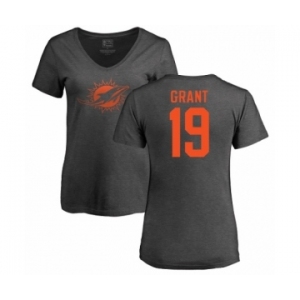 NFL Women's Nike Miami Dolphins #19 Jakeem Grant Ash One Color T-Shirt