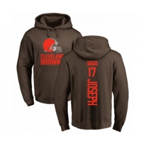 NFL Nike Cleveland Browns #17 Greg Joseph Brown Backer Pullover Hoodie