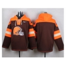 Nike Cleveland Browns Blank Brown Player Pullover NFL Hoodie