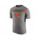 Men's Cleveland Browns Nike Gray Legend Staff Practice Performance T-Shirt