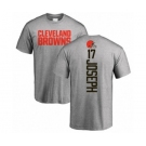 NFL Nike Cleveland Browns #17 Greg Joseph Ash Backer T-Shirt