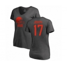 NFL Women's Nike Cleveland Browns #17 Greg Joseph Ash One Color T-Shirt