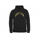 Men's San Diego Chargers Pro Line Black Gold Collection Pullover Hoodie