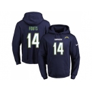 Nike San Diego Chargers #14 Dan Fouts Navy Blue Name & Number Pullover NFL Hoodie