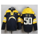 Nike San Diego Chargers #50 Manti Te'o Navy Blue Player Pullover Hoodie