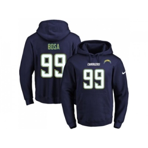 Nike San Diego Chargers #99 Joey Bosa Navy Blue Name & Number Pullover NFL Hoodie