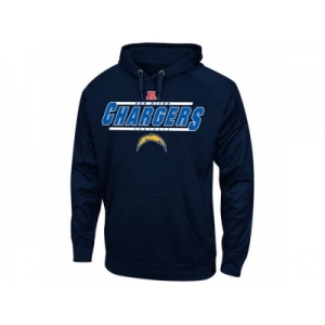 San Diego Chargers Majestic Navy Blue Synthetic Hoodie Sweatshirt