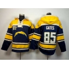 nike nfl jerseys san diego chargers #85 gates yellow-blue[pullover hooded sweatshirt]