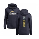 NFL Women's Nike Los Angeles Chargers #23 Rayshawn Jenkins Navy Blue Backer Pullover Hoodie