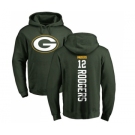 Football Green Bay Packers #12 Aaron Rodgers Green Backer Hoodie