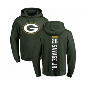Football Green Bay Packers #26 Darnell Savage Jr. Green Backer Hoodie
