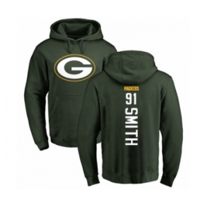 Football Green Bay Packers #91 Preston Smith Green Backer Hoodie