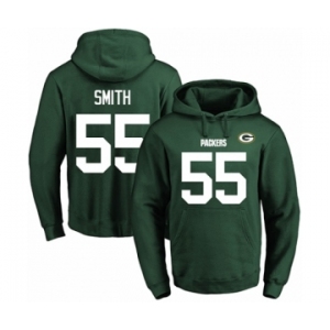 Football Men's Green Bay Packers #55 Za'Darius Smith Green Name & Number Pullover Hoodie
