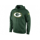 Green Bay Packers Nike Green KO Logo Essential Hoodie