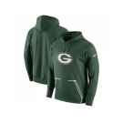 Men Green Bay Packers Nike Green Champ Drive Vapor Speed Pullover Hoodie