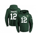 Nike Green Bay Packers #12 Aaron Rodgers Green Name & Number Pullover NFL Hoodie