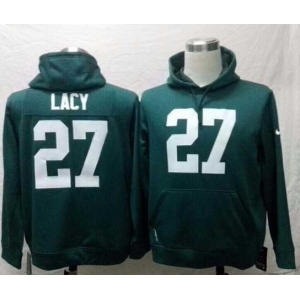 nike nfl jerseys green bay packers #27 lacy green[pullover hooded sweatshirt]