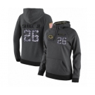 Football Women's Green Bay Packers #26 Darnell Savage Jr. Stitched Black Anthracite Salute to Service Player Performance Hoodie