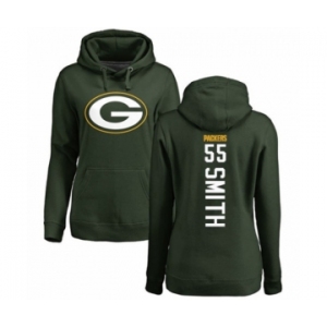 Football Women's Green Bay Packers #55 Za'Darius Smith Green Backer Hoodie