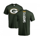 Football Green Bay Packers #17 Davante Adams Green Backer T-Shirt