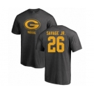 Football Green Bay Packers #26 Darnell Savage Jr. Ash One Color T-Shirt