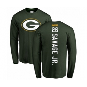 Football Green Bay Packers #26 Darnell Savage Jr. Green Backer Long Sleeve T-Shirt