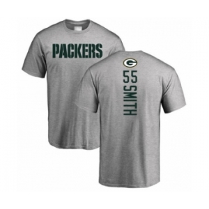 Football Green Bay Packers #55 Za'Darius Smith Ash Backer T-Shirt