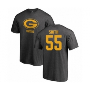 Football Green Bay Packers #55 Za'Darius Smith Ash One Color T-Shirt
