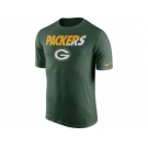 Men's Green Bay Packers Nike Green Legend Staff Practice Performance T-Shirt