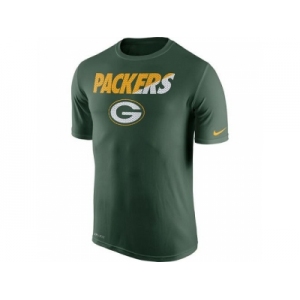 Men's Green Bay Packers Nike Green Legend Staff Practice Performance T-Shirt