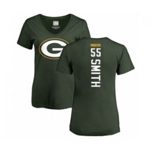 Football Women's Green Bay Packers #55 Za'Darius Smith Green Backer T-Shirt