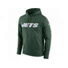 Men New York Jets Nike Green Circuit Wordmark Essential Performance Pullover Hoodie