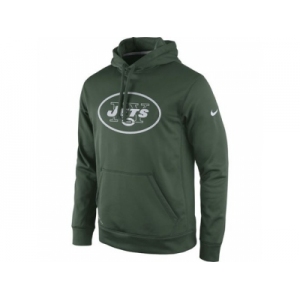 New York Jets Nike Green Practice Performance Pullover Hoodie