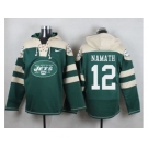 Nike New York Jets #12 Joe Namath Green Player Pullover NFL Hoodie