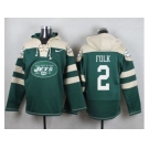 Nike New York Jets #2 Nick Folk Green Player Pullover NFL Hoodie