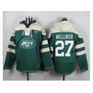 Nike New York Jets #27 Dee Milliner Green Player Pullover NFL Hoodie