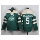 Nike New York Jets #5 Christian Hackenberg Green Player Pullover NFL Hoodie