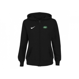 Women New York Jets Stadium Rally Full Zip Hoodie Black