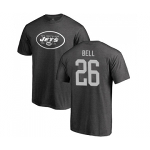Football New York Jets #26 Le'Veon Bell Ash One Color T-Shirt