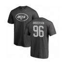 Football New York Jets #96 Henry Anderson Ash One Color T-Shirt