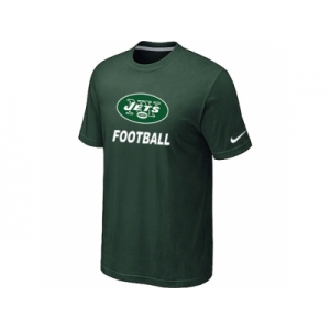 Men's New York Jets Nike Cardinal Facility T-Shirt Green