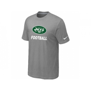 Men's New York Jets Nike Cardinal Facility T-Shirt L.Grey