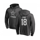 Football Dallas Cowboys #18 Randall Cobb Ash One Color Pullover Hoodie