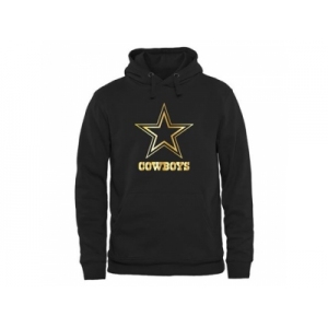 Men's Dallas Cowboys Pro Line Black Gold Collection Pullover Hoodie