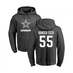 NFL Nike Dallas Cowboys #55 Leighton Vander Esch Ash One Color Pullover Hoodie