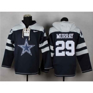 nike nfl jerseys dallas cowboys #29 murray white-blue[pullover hooded sweatshirt]