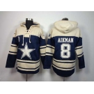 nike nfl jerseys dallas cowboys #8 aikman cream-blue[pullover hooded sweatshirt]