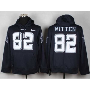 nike nfl jerseys dallas cowboys #82 jason witten blue[pullover hooded sweatshirt]